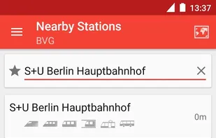 Transportr screenshot 2