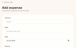 PartyTab screenshot 3