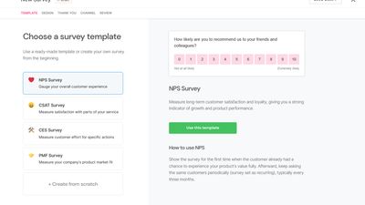 Use our customizable templates to quickly build all the surveys you need in a pinch.