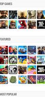 Home page - Top & Featured apps