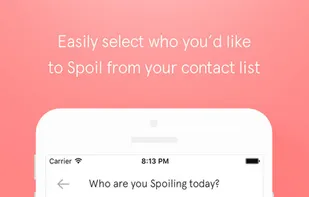 Pick out the recipient from your contacts