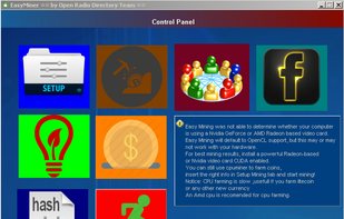 EasyMiner screenshot 1