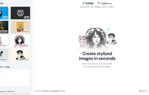 Loras.dev screenshot 2