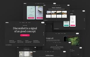 Huge components library.
The components of slides are unique and stylish. Piece them together to create a masterpiece
