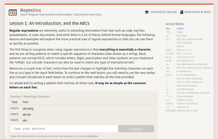 RegexOne screenshot 1