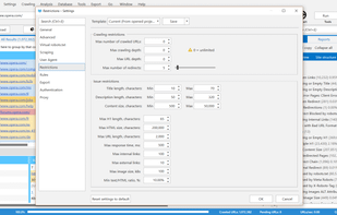 Netpeak Spider screenshot 1