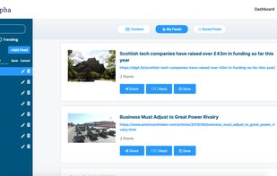 Build your own custom feeds with keyword search functionality. Find relevant content in the noise.