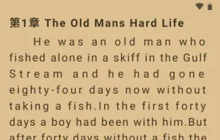 customizable reading interface (supports ch/en)