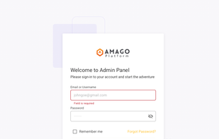 AMAGO Platform screenshot 2