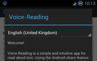 Voice Reading (Read aloud) screenshot 1