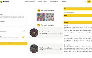 AI Singing screenshot 1