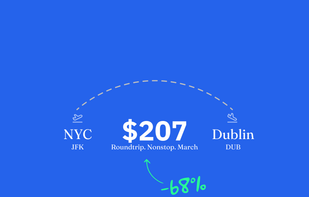 Homebase Flights - NYC to Dublin