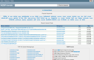 NZBFriends screenshot 1