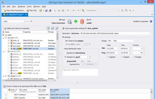 dbForge Data Generator for MySQL screenshot 1
