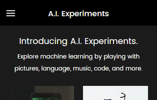A.I. Experiments screenshot 1