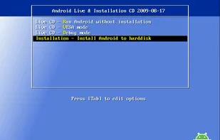 Android-x86 screenshot 1