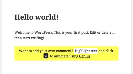 Genius.it Web Annotator screenshot 2