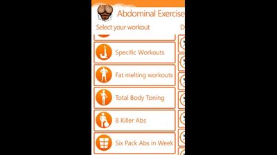 Abdominal Exercises screenshot 1