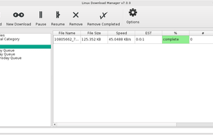 Linux Download Manager screenshot 1