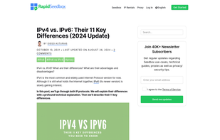 RapidSeedbox IP Rental screenshot 1