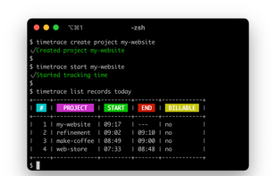 timetrace screenshot 1