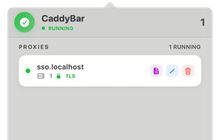 CaddyBar screenshot 1