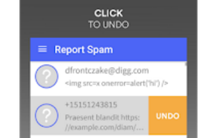 SpamResponse screenshot 1