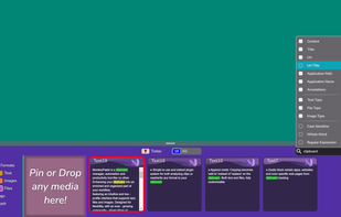 Lighting fast search and highlighting, just start typing!