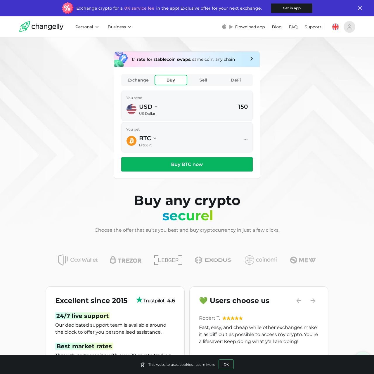 Changelly Alternatives: 25+ Cryptocurrency Exchanges & Similar Websites ...