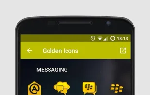 Golden Icons Icon Pack screenshot 1