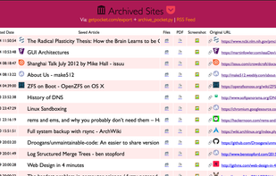 Pocket Stream Archive screenshot 1