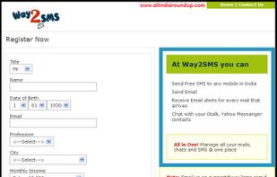 Way2SMS screenshot 1