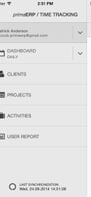 Time Tracking primaERP screenshot 2