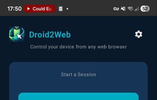 Droid2Web screenshot 1