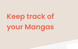 Keep track of your Manga