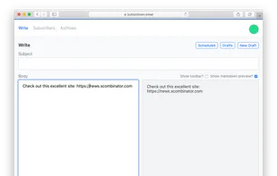 Buttondown screenshot 3