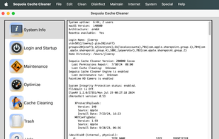 Sequoia Cache Cleaner screenshot 1