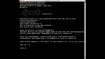 Apache Spark screenshot 1