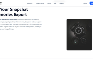 Exportsnaps landingpage 