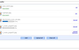 ApPHP AJAX File Uploader screenshot 1