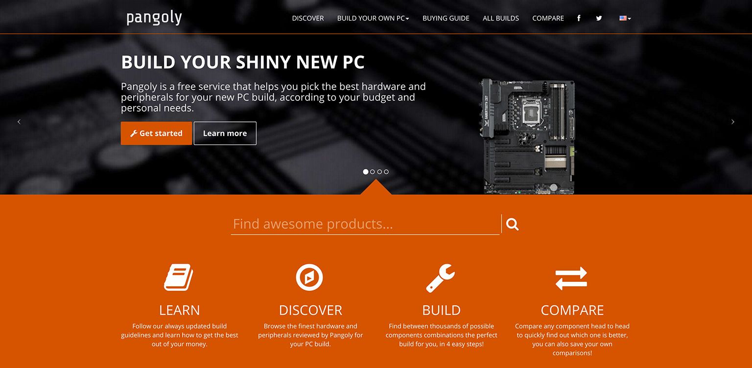 Pangoly: PC Builder, compare hardware, gaming laptops