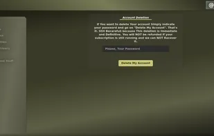 Easy Account Deletion