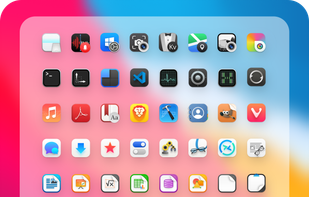 WhiteSur Icon theme screenshot 1