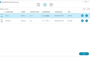TunesKit iPhone Data Recovery screenshot 1