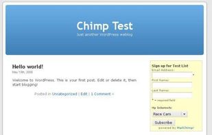 MailChimp List Subscribe Form screenshot 3