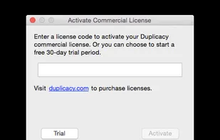 Duplicacy screenshot 2