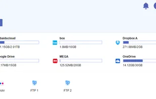 MultCloud screenshot 1