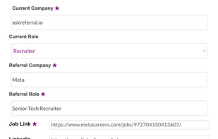 Referral request process