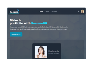 ResumeGit screenshot 1