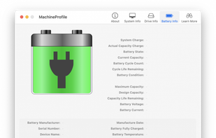 The Battery feature also works for Desktop Macs connected to UPS devices via USB.